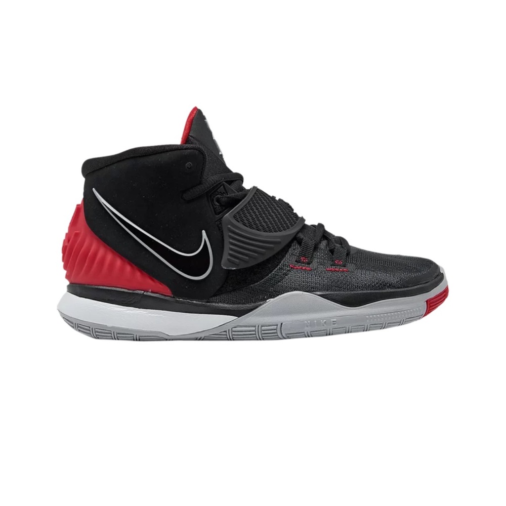 Nike Kyrie 6 size 5Y Black and Red Shoe